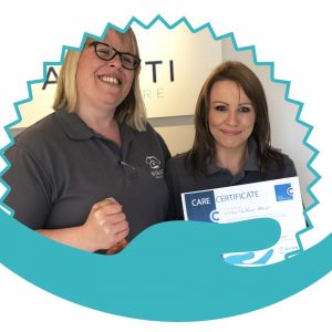 Our first employee passes the Care Certificate